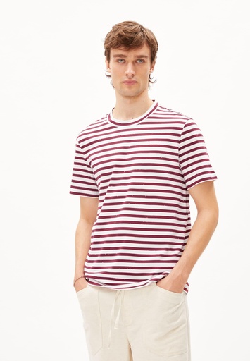 ARMEDANGELS MALMAA STRIPES (Farbe: white-sand stone / Größe: M)