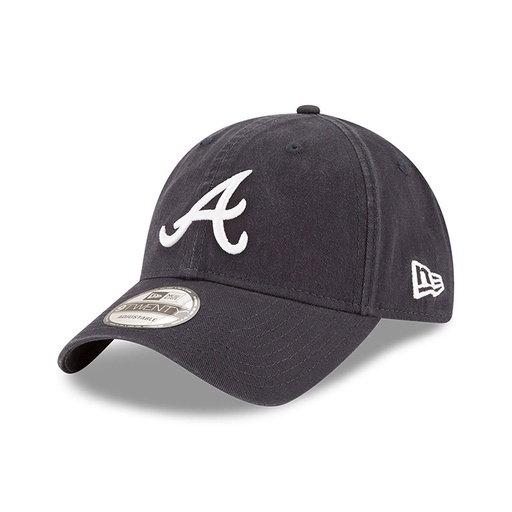 [196312143365] Atlanta Braves MLB Core Classic 9TWENTY Verstellbare Cap