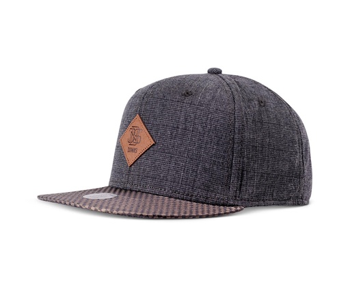 [4051967056605] 6 Panel Snapback Cap Glencheck