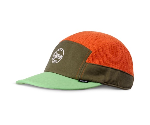 [4051967262907] 5 Panel Soft Flat Cap Summer Knit