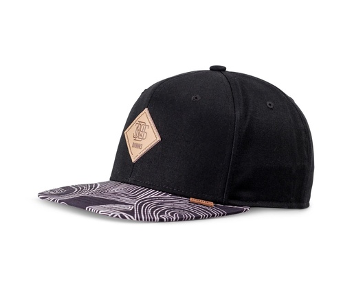 [4051967262969] 6 Panel Snapback Cap MA Pattern Rev.
