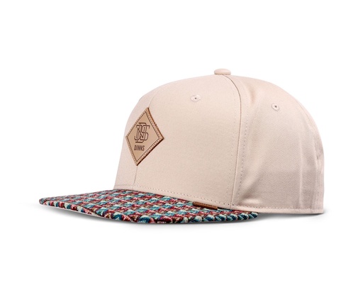 [4051967263980] 6 Panel Snapback Cap Colour Triangle Rev.