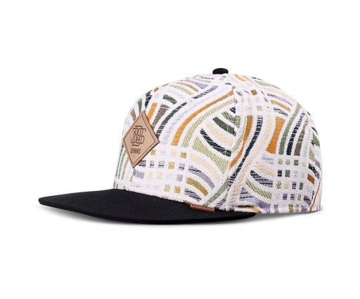 [4051967263935] 6 Panel Snapback Cap Braid