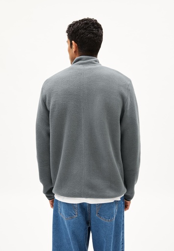 ARMEDANGELS AABLEO FLEECE JACKET (Farbe: space steel / Größe: L)