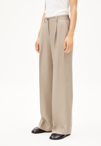 [4255715686780] ARMEDANGELS NUMAALI CHECK (Farbe: sand stone / Größe: XL)