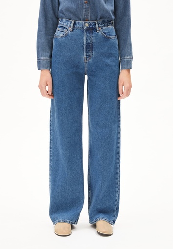 ARMEDANGELS ENIJAA HIGH WAIST WIDE JEANS (Farbe: horizon / Größe: 29/34 / Länge: 34)