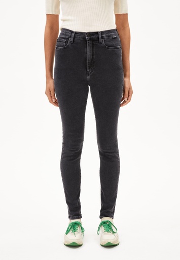 ARMEDANGELS INGAA HIGH WAIST SKINNY JEANS (Farbe: true black washed / Größe: 33/32 / Länge: 32)
