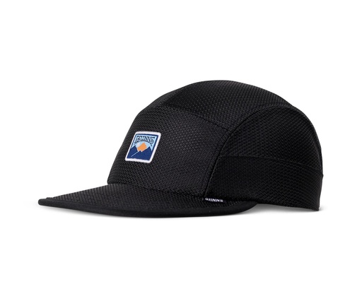 [4051967264352] 5 Panel Soft Flat Cap Perfo Mountain