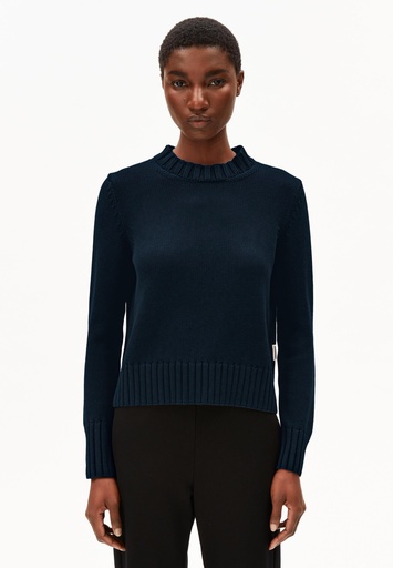 ARMEDANGELS AMALIAAS GMT DYE STRICKPULLOVER (Farbe: black / Größe: S)