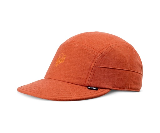 [4051967264703] 5 Panel Soft Flat Cap Washed Twill