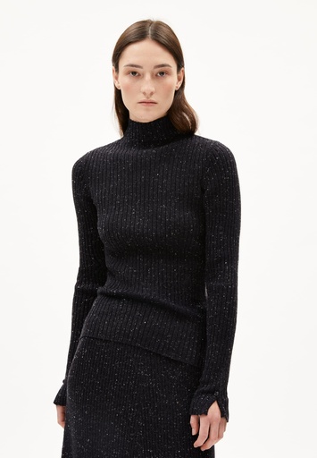 ARMEDANGELS ALAANIA TWEED (Farbe: black-oatmilk / Größe: XXL)
