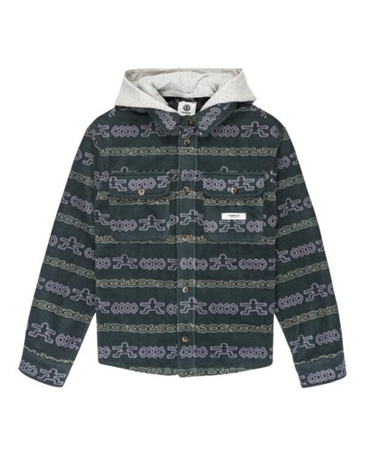 POLAR HOODED OVERSHIRT Y