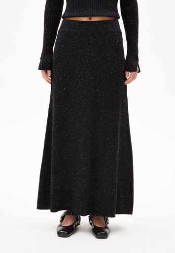 ARMEDANGELS HANAA TWEED ROCK (Farbe: black-oatmilk / Größe: M)