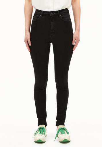 ARMEDANGELS INGAA HIGH WAIST SKINNY JEANS (Farbe: rinse black / Größe: 29/30 / Länge: 30)