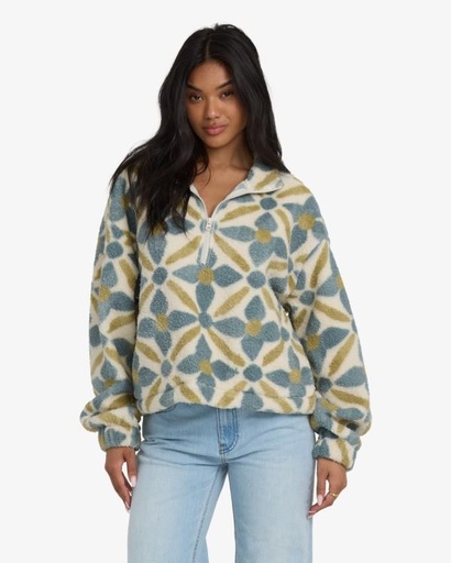 ALL THE TIME SHERPA 1/2 ZIP